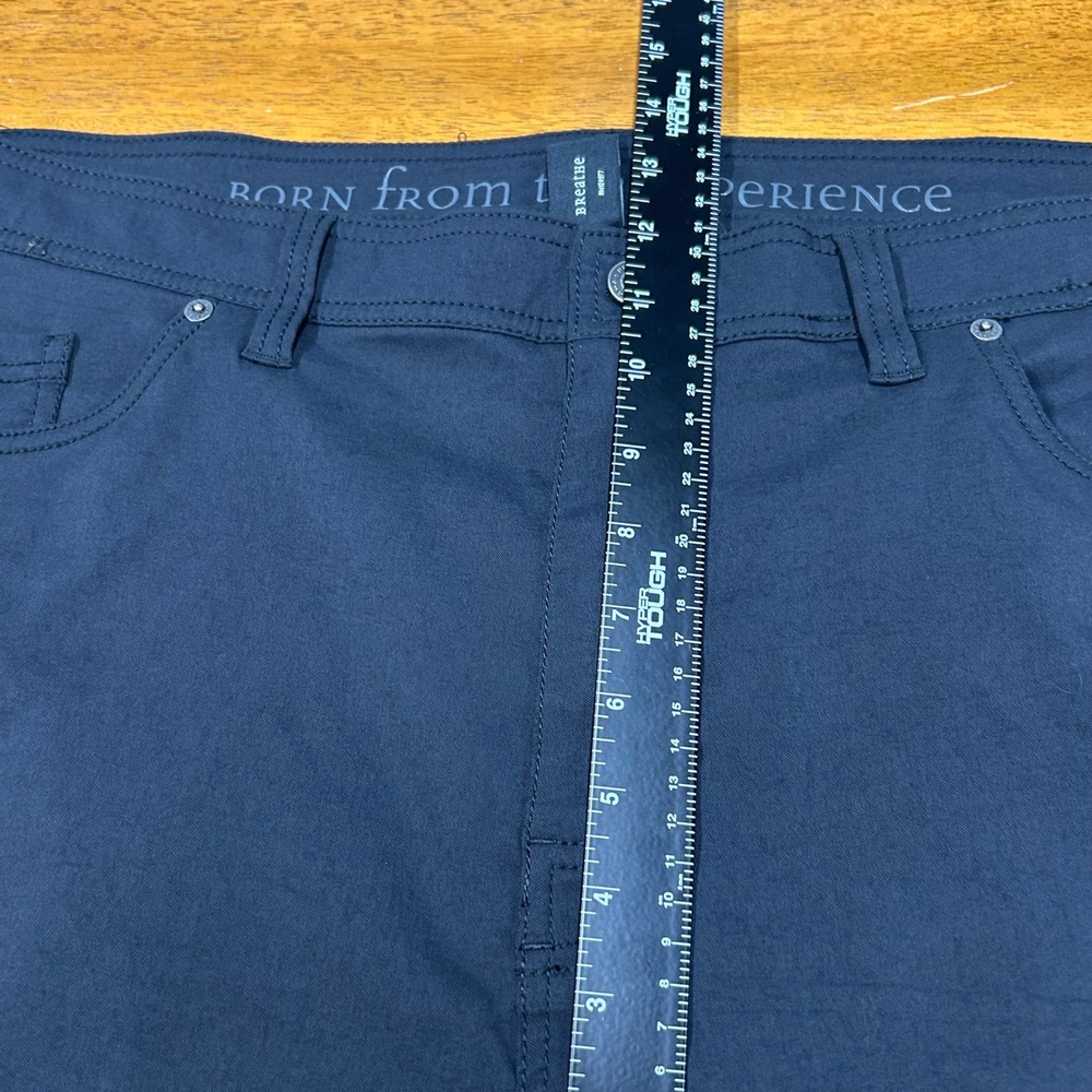 Prana Slim Fit Mens Black Stretch Outdoor Hiking Pants M4BN32312 Size 40 - Picture 8 of 11